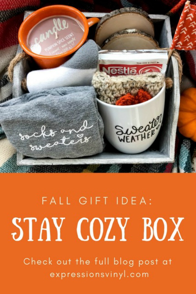 Stay Cozy Box with Vinyl Gifts - Expressions Vinyl