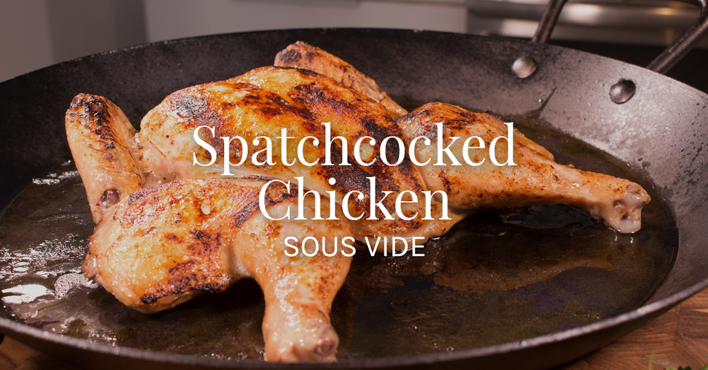 Spatchcocked Lemon Chicken with Oregano Sous Vide Recipe