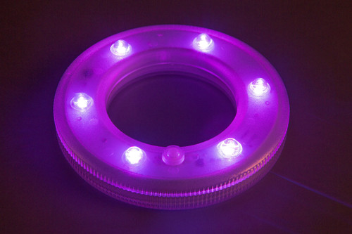 Lyte Ring 6 inch, w/6 Superbright SMT LED (Multi-Colored) Remote Included