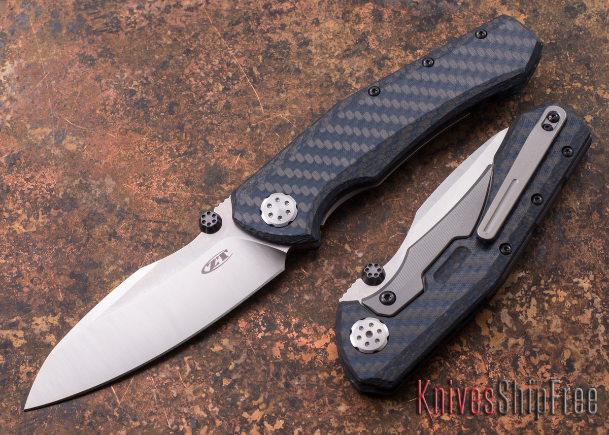 zero tolerance zt0850 blue carbon fiber cpm 20cv sinkevich