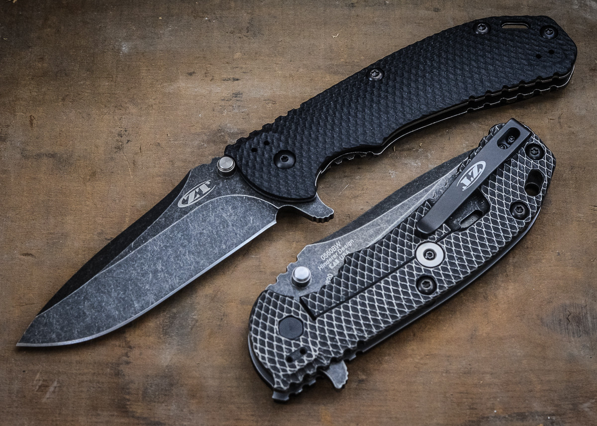 Zero Tolerance ZT0560BW Hinderer All Knives Ship Free