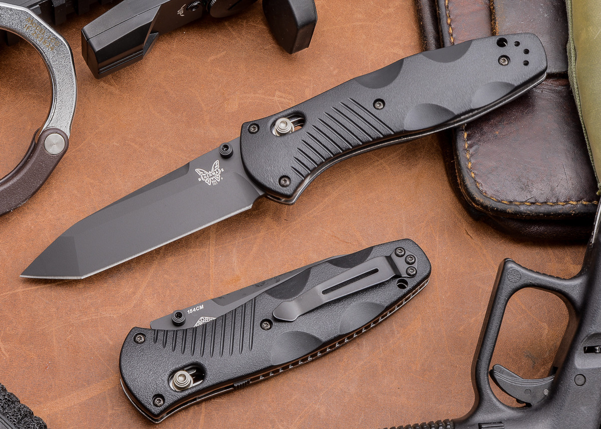 Benchmade Knives 583BK Barrage Tanto Black Blade All Knives Ship Free