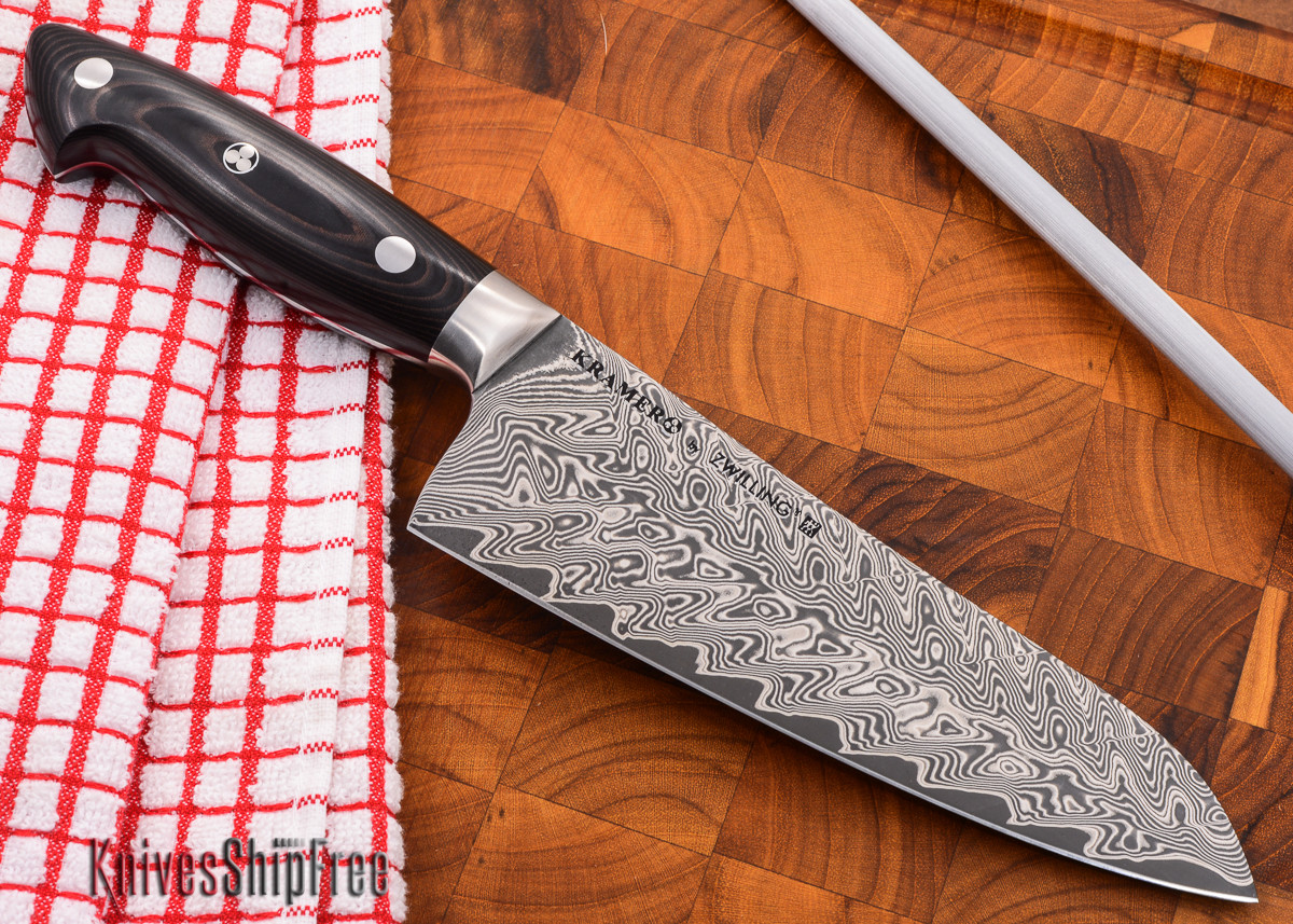 Kramer by Zwilling Euroline 7" Santoku Stainless Damascus