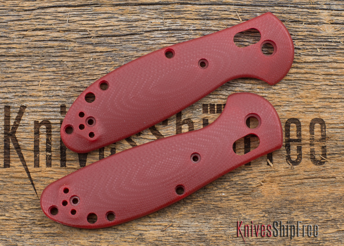custom benchmade mini griptilian scales red g 10 all knives ship