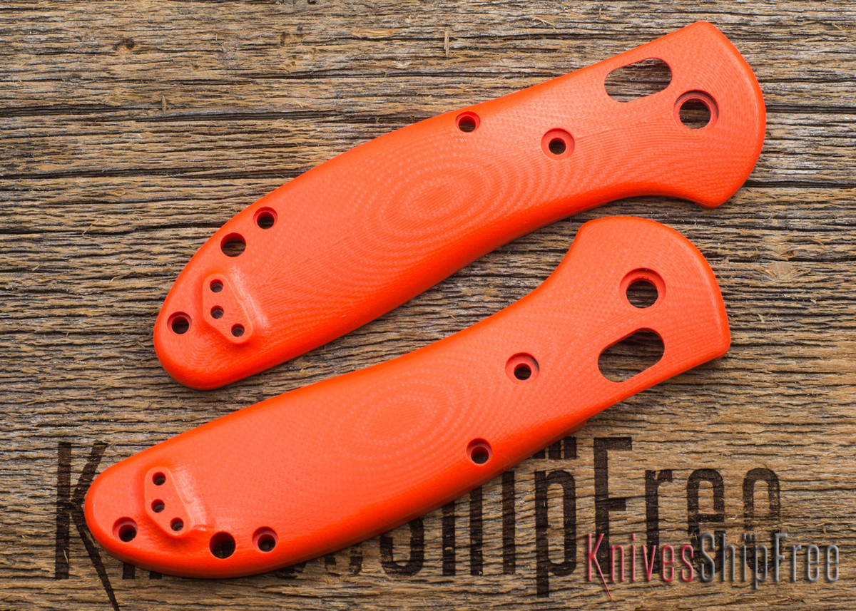 custom benchmade griptilian scales orange g 10 all knives ship free