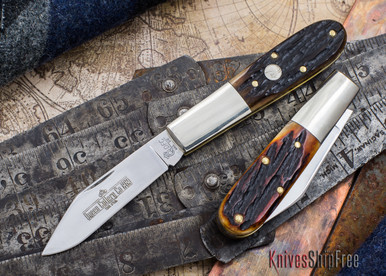 Queen Cutlery: #69 - Barlow - D2 Steel - Stag Bone | All ...