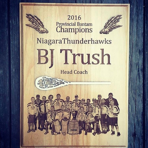 7" X 9" Wooden Plaque with Engraved Photo 7" X 9" Wooden Plaque with Engraved Photo