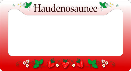 Strawberry License Plate Frame Strawberry License Plate Frame