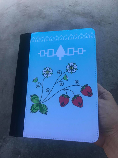 7" x 9" Strawberry Notebook with Pad of Paper 7" x 9" Strawberry Notebook with Pad of Paper