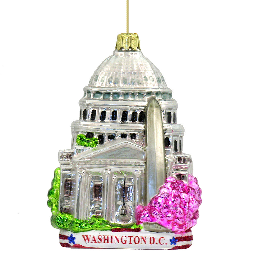 Washington DC Christmas Ornament