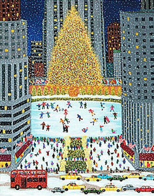 Rockefeller Center Scene Art