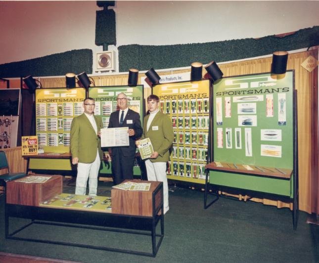 From Left: Vern Norton, Grandpa Bill Sr., and Bill Norton - Sportman's Products in the late 60's