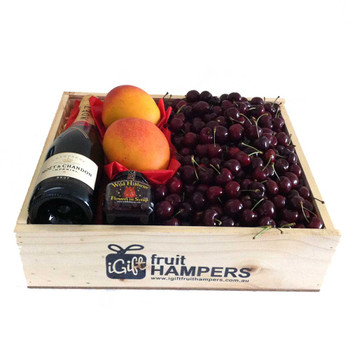 Summer Sydney Moet Champagne Cherry + Mango Hamper Summer Sydney Moet Champagne Cherry + Mango Hamper