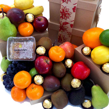 Fruit Hampers with Raw Honey Fruit Hampers with Raw Honey