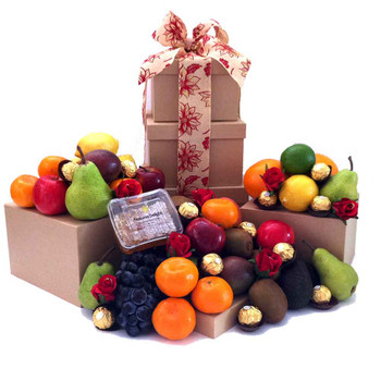 Fruit Hamper Towers - The perfect gift for all Occasions - Free Shipping Fruit Hamper Towers - The perfect gift for all Occasions - Free Shipping