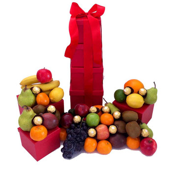 Fruit Baskets with Chocolate Fruit Baskets with Chocolate
