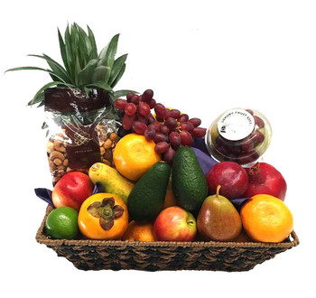 Large Fruit Basket + Gourmet Mixed Nuts Large Fruit Basket + Gourmet Mixed Nuts