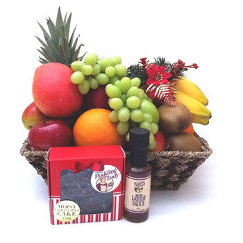 Christmas Fruit Basket Christmas Fruit Basket
