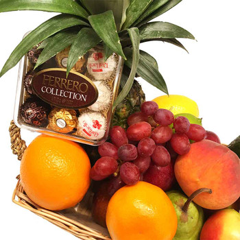 Small Chocolate Fruit Basket Small Chocolate Fruit Basket