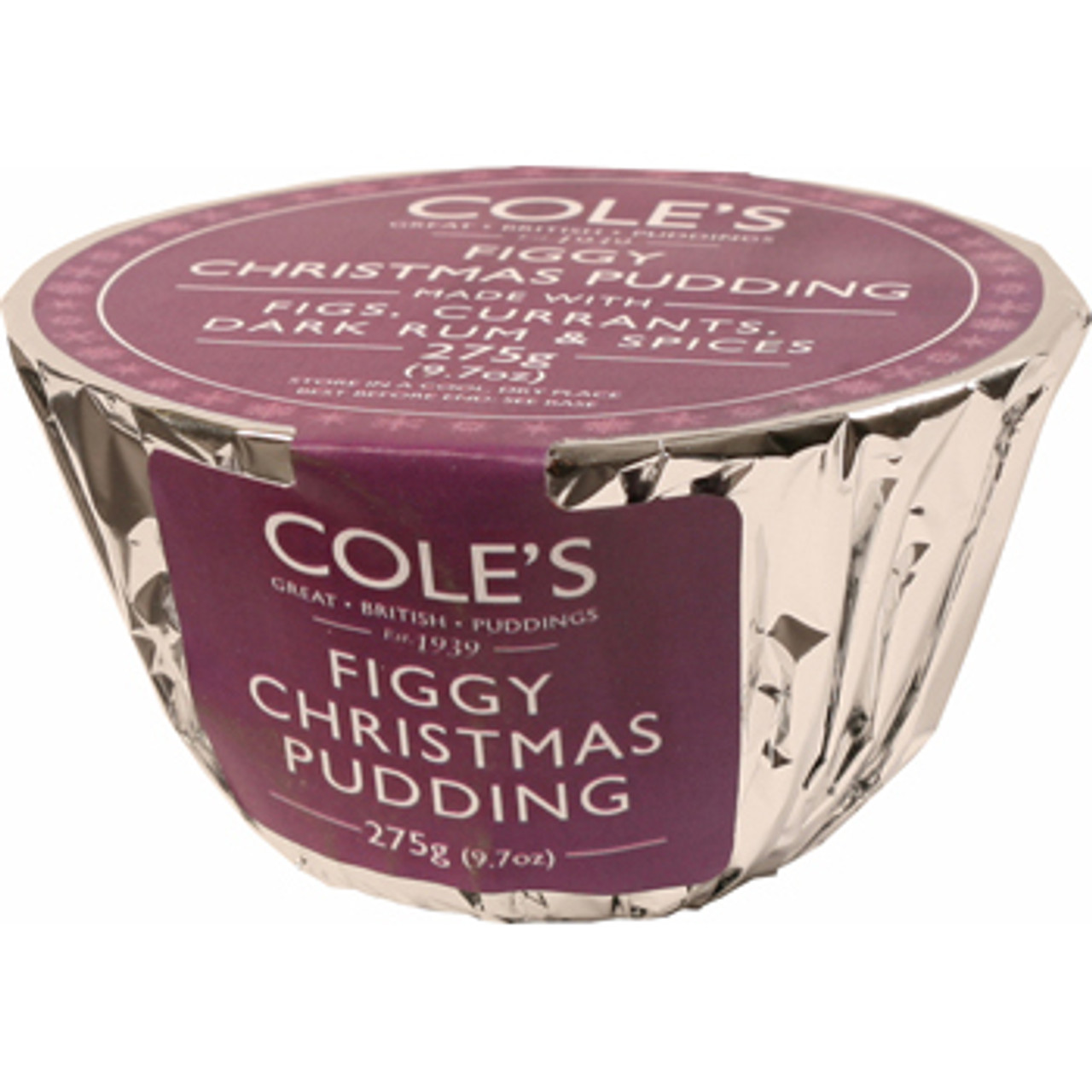 Coles Figgy Christmas Pudding 275g Coles Figgy Christmas Pudding 275g