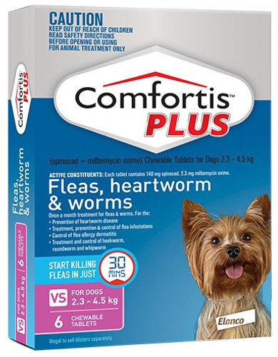 Comfortis PLUS for Dogs 5-10 lbs - Pink 6 Pack