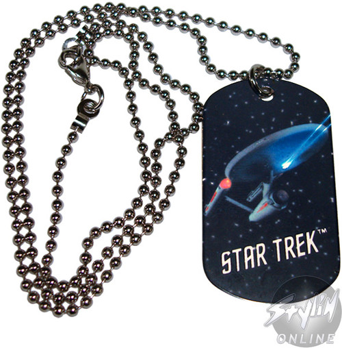 Star Trek Enterprise Dog Tag Star Trek Enterprise Dog Tag
