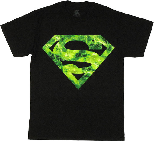 Superman Green Space Logo T Shirt Superman Green Space Logo T Shirt