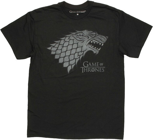 Game of Thrones Subtle Direwolf T Shirt Game of Thrones Subtle Direwolf T Shirt