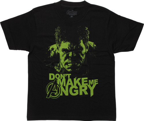 Incredible Hulk Avengers Angry Youth T-Shirt Incredible Hulk Avengers Angry Youth T-Shirt