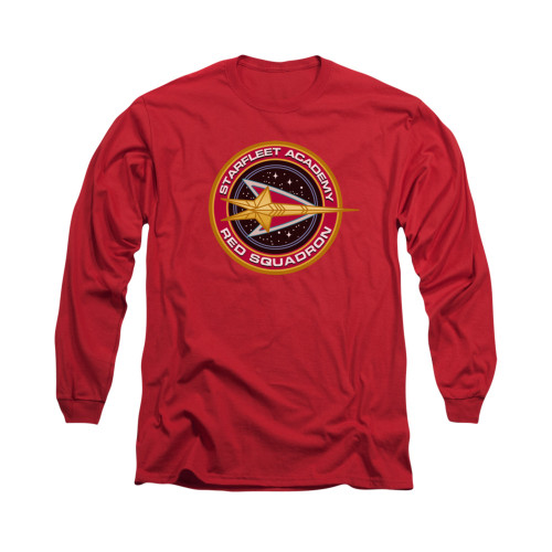 Star Trek Red Squadron Long Sleeve T Shirt Star Trek Red Squadron Long Sleeve T Shirt