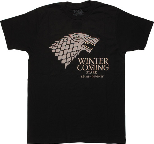 Game of Thrones Winter is Coming Stark T-Shirt Game of Thrones Winter is Coming Stark T-Shirt