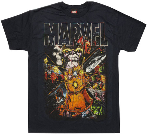Marvel Infinity Gauntlet Cover T-Shirt Marvel Infinity Gauntlet Cover T-Shirt