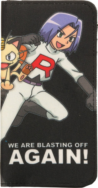 Pokemon Team Rocket Blasting Snap Clutch Wallet Pokemon Team Rocket Blasting Snap Clutch Wallet
