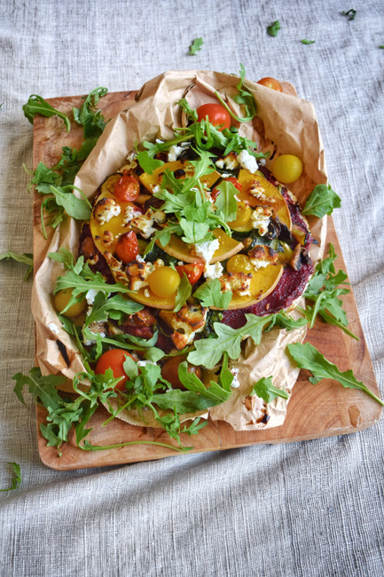 Caramelised Beetroot Veggie Pizza