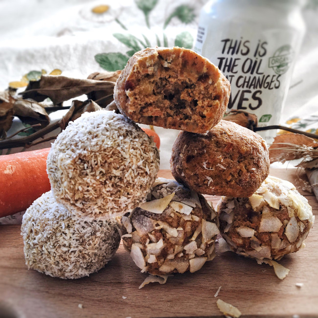 Carrot Cake Bliss Balls