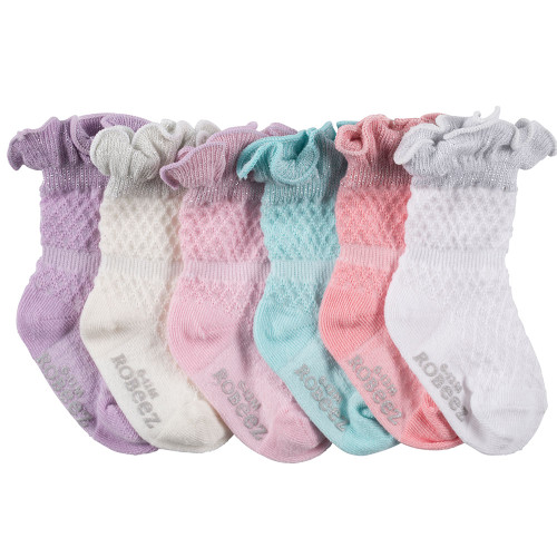 Sparkle Multi Baby Socks, 6 Pack Sparkle Multi Baby Socks, 6 Pack