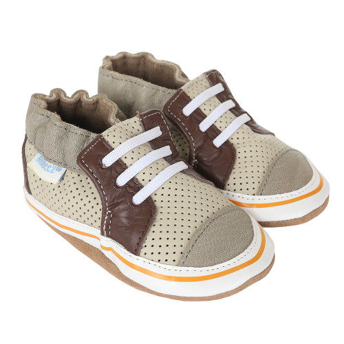 Grey Trendy Trainer | Soft Soles | Baby Shoes | Robeez