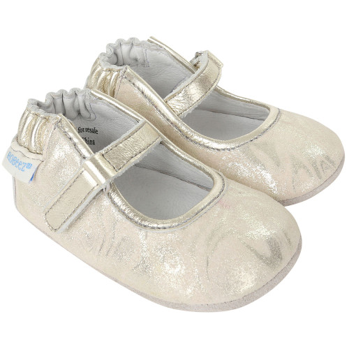 Claire Mary Jane White | Soft Soles | Baby Shoes | Robeez