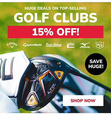 INSTANT SAVINGS: 15% OFF Golf Clubs - Shop Now!