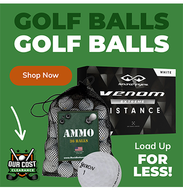Our Cost Golf Ball Deals Starting At ONLY $7.48/doz! Shop Now!