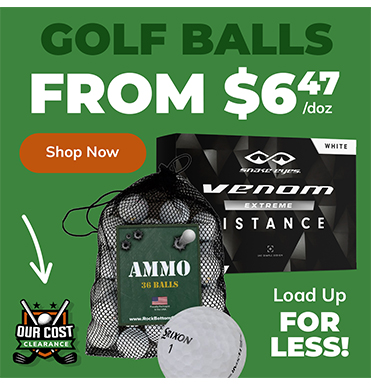 Our Cost Golf Ball Deals Starting At ONLY $7.48/doz! Shop Now!