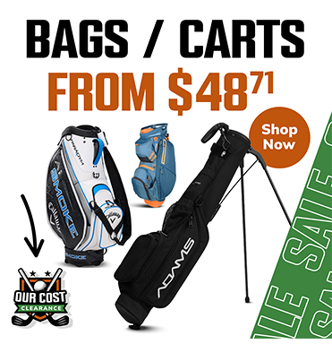 Our Cost Golf Bag Deals Starting At Only $48.71! Shop Now!