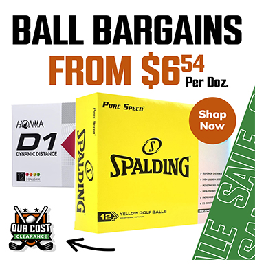 Our Cost Golf Ball Deals Starting At ONLY $6.54/doz! Shop Now!