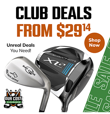 Our Cost Golf Clubs Starting At ONLY $29.14! Shop Now!