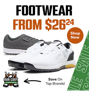 Our Cost Golf Shoe And Footwear Deals Starting At ONLY $26.24! Shop Now!