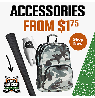 Our Cost Golf Accessories Deals Starting At ONLY $1.75! Shop Now!