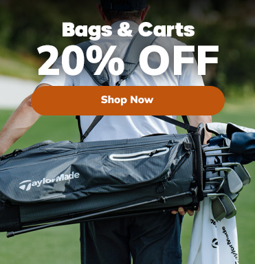 20% Off Golf Bags And Push Carts! Shop Now!