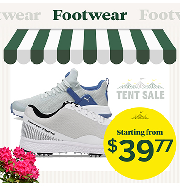 Tent Sale Savings Sale On Golf Shoes And Footwear! Shop Now!