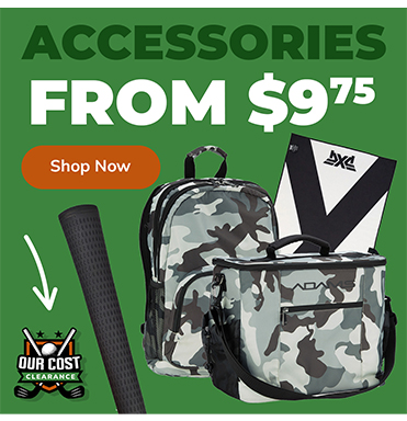 Our Cost Golf Accessories Deals Starting At ONLY $9.75! Shop Now!