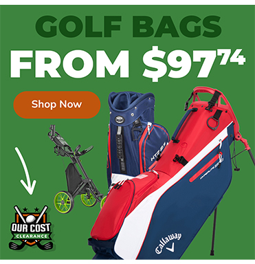 Our Cost Golf Bag Deals Starting At Only $97.74! Shop Now!